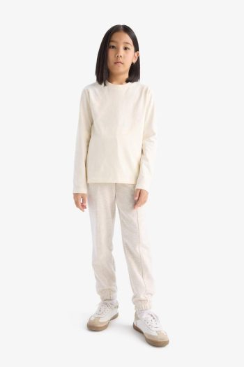 Girls' Elastic Waist Sweatpants