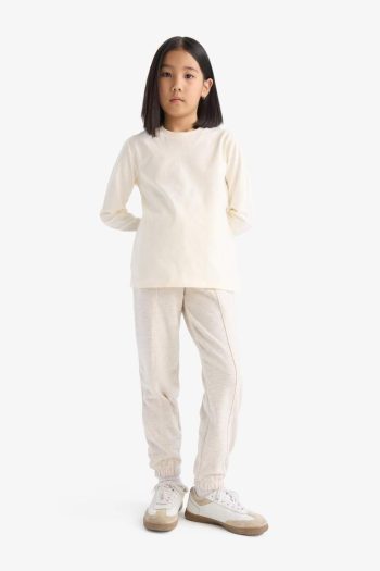 Girls' Elastic Waist Sweatpants