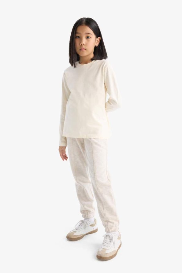 Girls' Elastic Waist Sweatpants