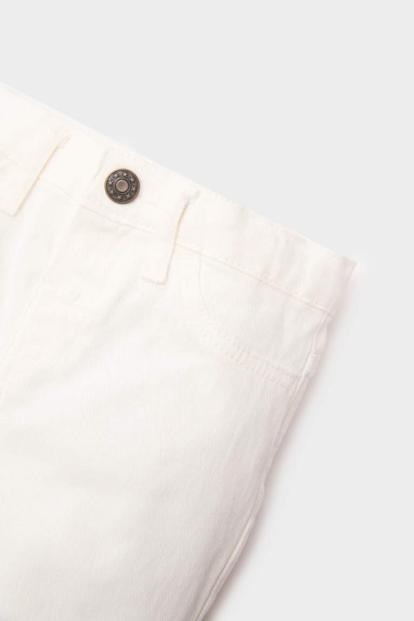 Boys' Basic Plain White Jean Pants