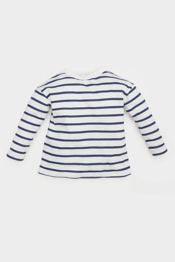 Boys' 2-Piece Striped Long Sleeve T-Shirt and Overalls Set