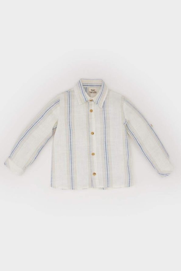 Boys' Striped Long Sleeve Shirt