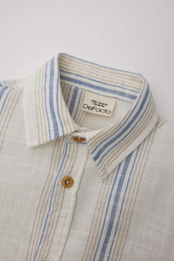 Boys' Striped Long Sleeve Shirt