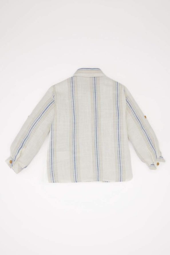 Boys' Striped Long Sleeve Shirt
