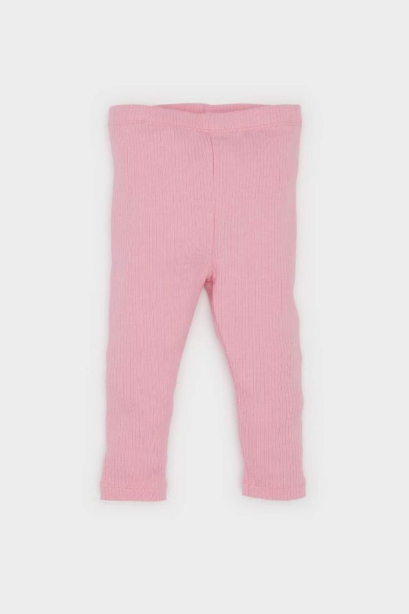 Girls' Baby Ribbed Knit Leggings