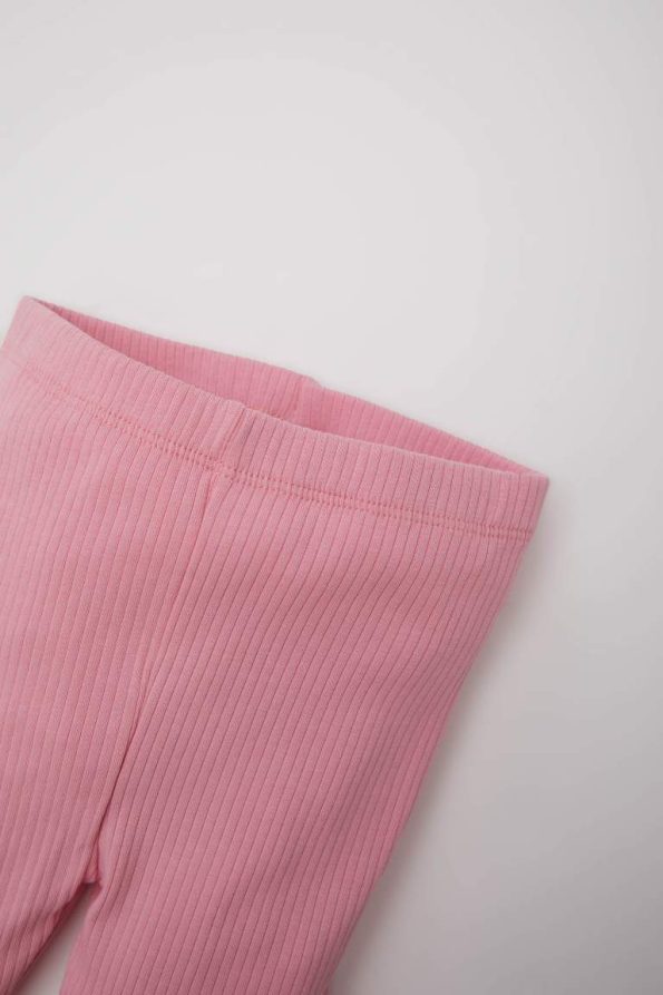 Girls' Baby Ribbed Knit Leggings