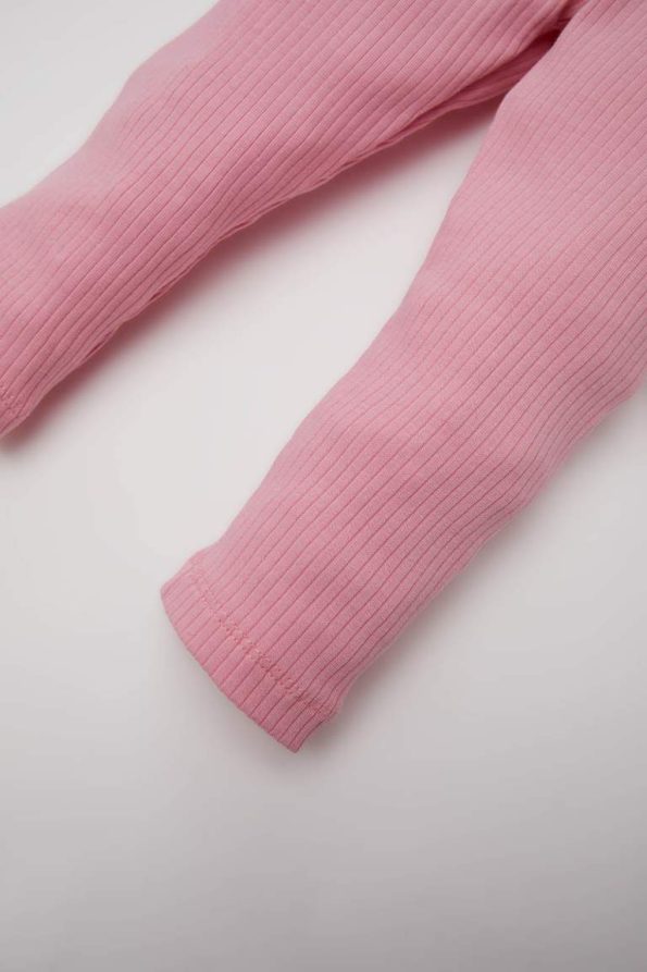 Girls' Baby Ribbed Knit Leggings
