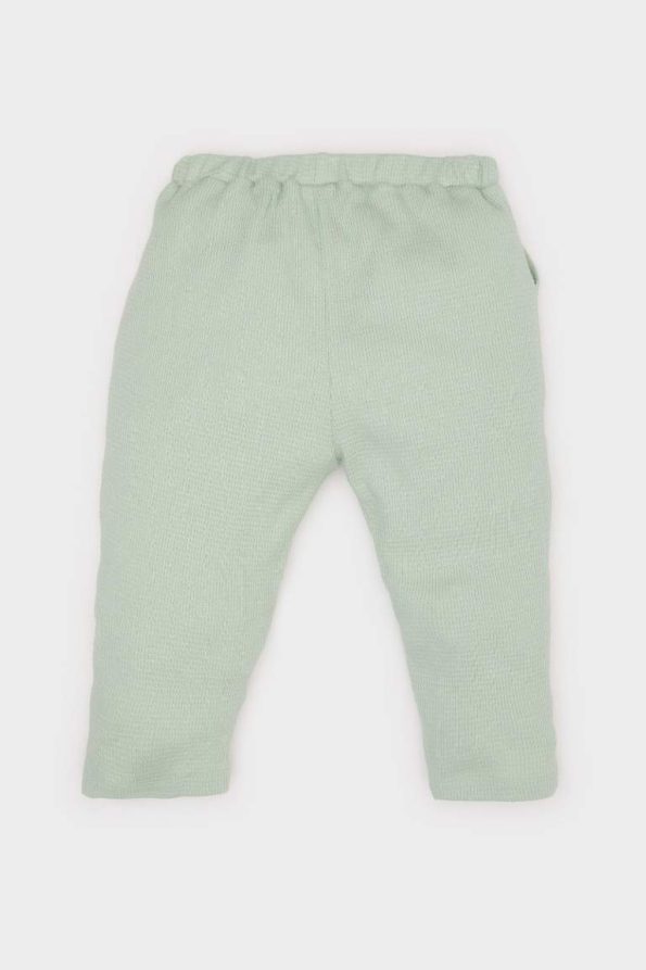Boys' Waffle Jogger Pants with Printed Label