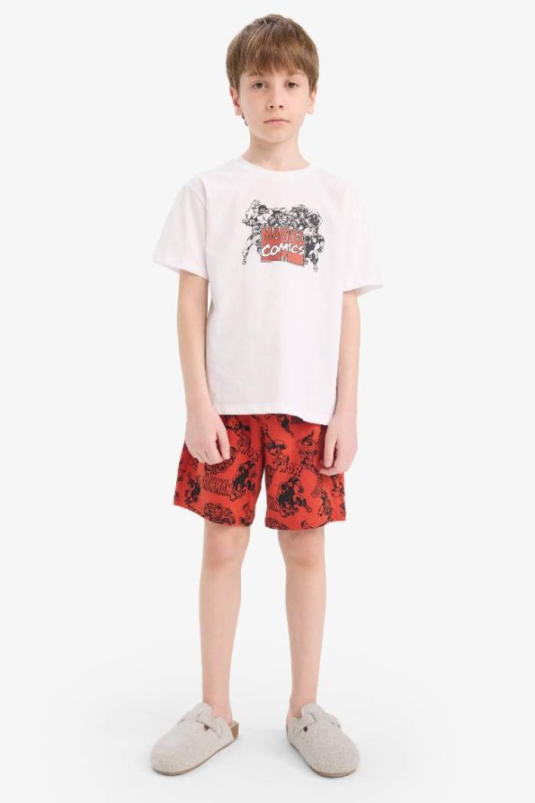 Boys' Marvel Comics Short Sleeve Pajama Set