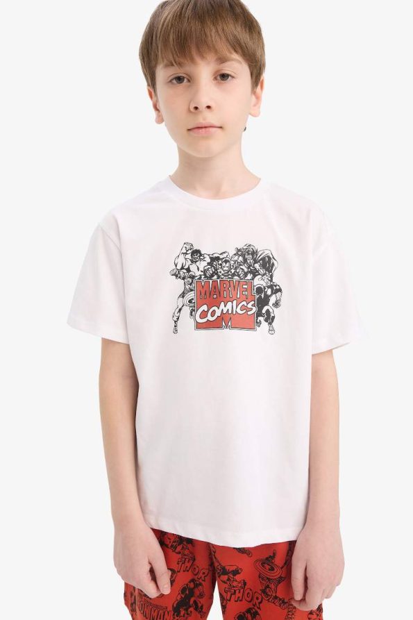 Boys' Marvel Comics Short Sleeve Pajama Set
