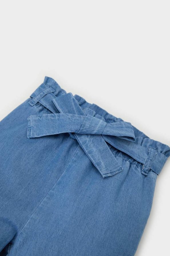 Girls' Baby Paperbag Straight Leg Jeans