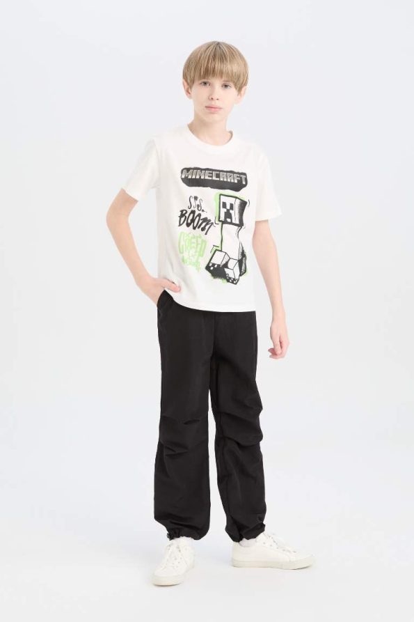 Boys' Minecraft Crew Neck Short Sleeve T-Shirt