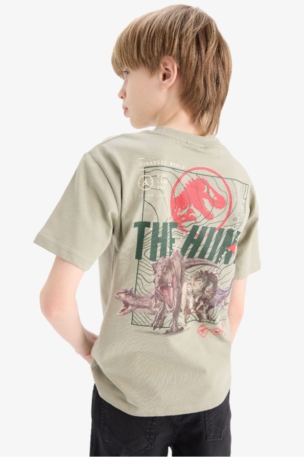 Boys' Jurassic World Crew Neck Short Sleeve T-Shirt