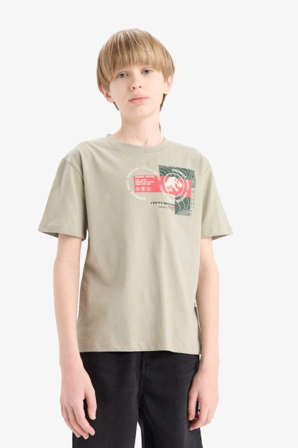 Boys' Jurassic World Crew Neck Short Sleeve T-Shirt