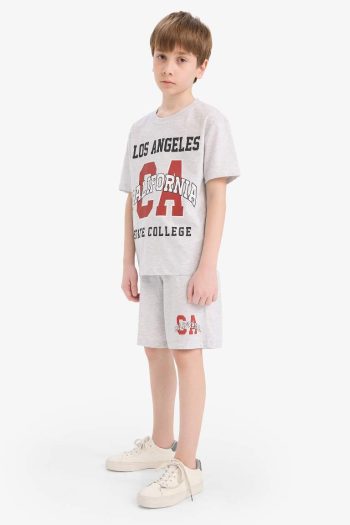 Boys' 2-Piece Printed Short Sleeve T-Shirt and Shorts Set