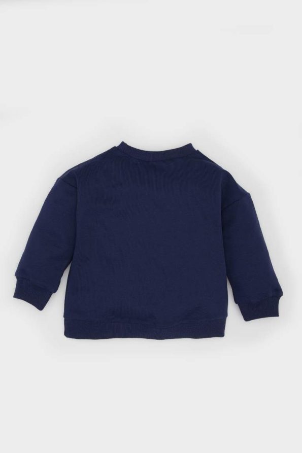 Boys' Dinosaur Print Crew Neck Sweatshirt