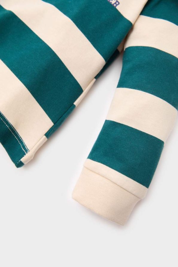 Boys' Striped Print Soft-Fleece Sweatshirt