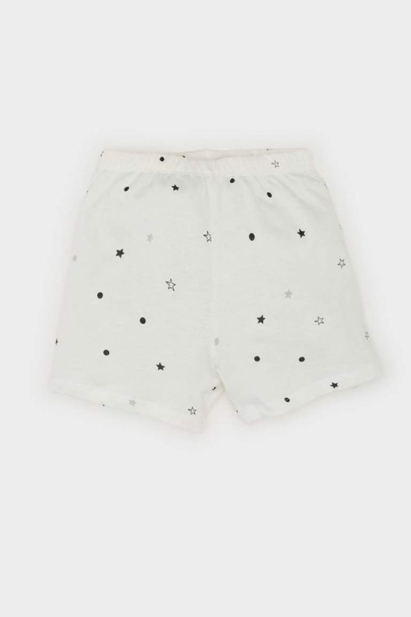 Girls' Baby 101 Dalmatians Pajama Set with Short Sleeve Top and Elastic Waist Shorts