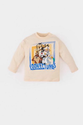 Boys' Looney Tunes Crew Neck Long Sleeve T-Shirt