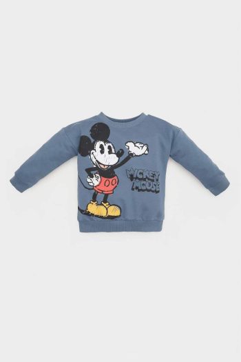 Boys' Disney Mickey & Minnie Crewneck Sweatshirt