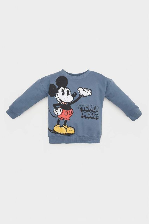 Boys' Disney Mickey & Minnie Crewneck Sweatshirt