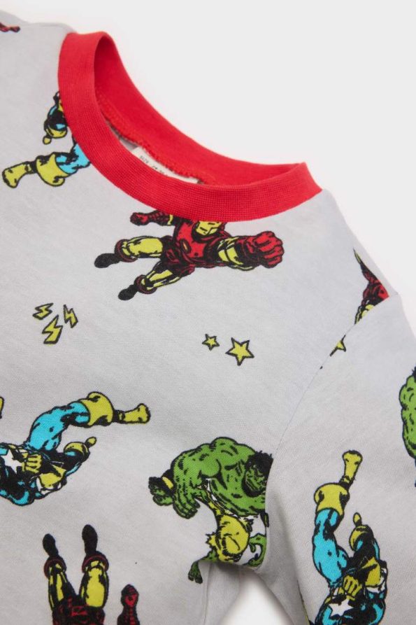 Boys' Marvel Comics Pajama Set Long Sleeve Top and Long Pants