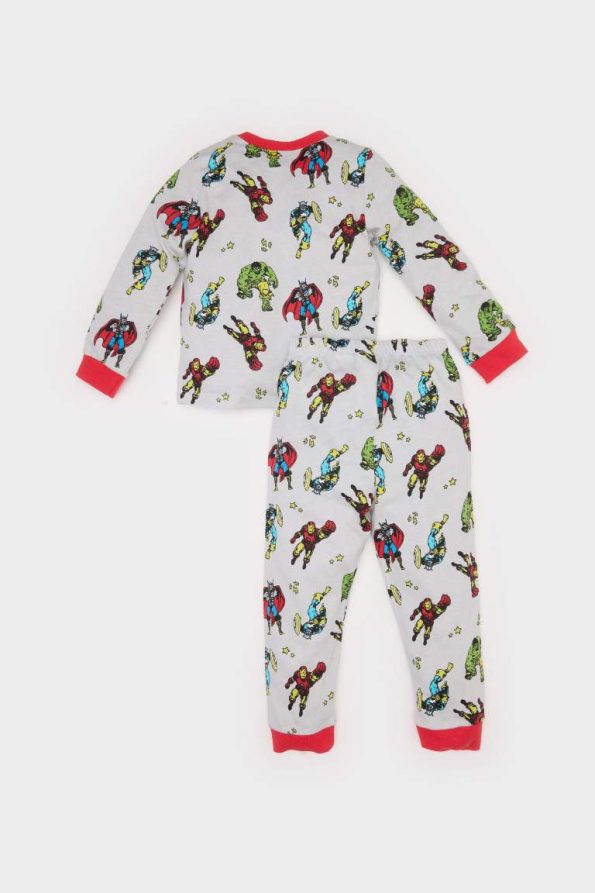 Boys' Marvel Comics Pajama Set Long Sleeve Top and Long Pants