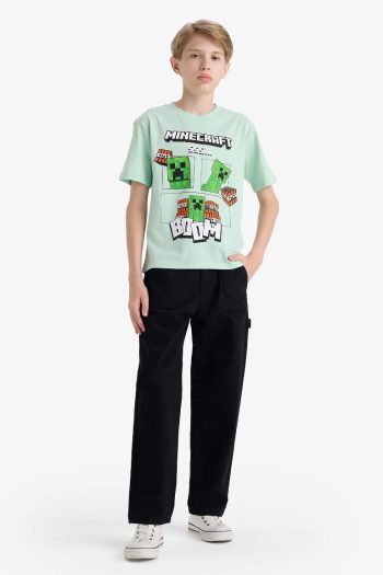 Boys' Minecraft Crew Neck Short Sleeve T-Shirt