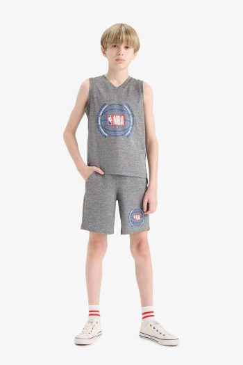 Boys' NBA Wordmark Elastic Waist Shorts