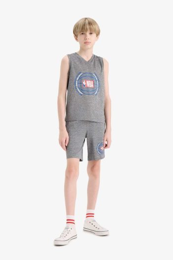Boys' NBA Wordmark Elastic Waist Shorts