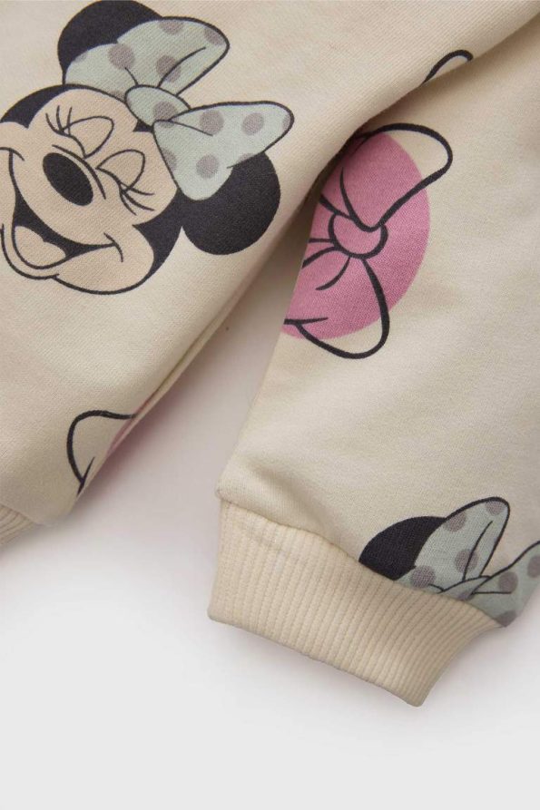 Girl's Baby Disney Mickey & Minnie Crew Neck Sweatshirt
