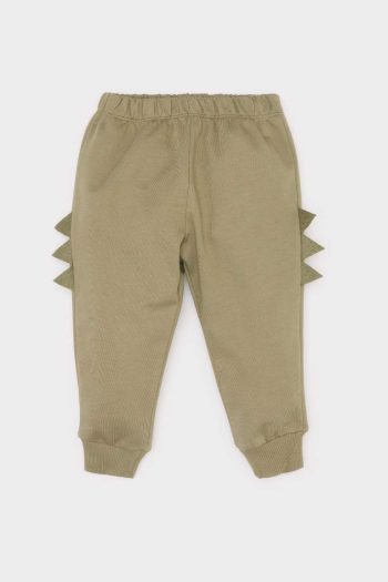 Boys' 2-Piece Dinosaur Print Sweatshirt with Elastic Waist Pants