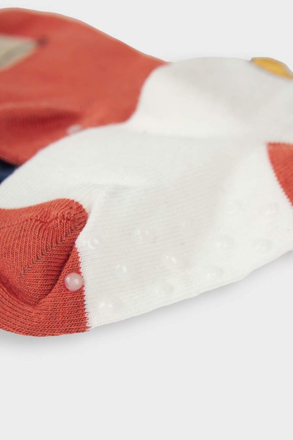 Boys' Non-Slip Cotton Long Socks Set of 5