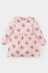 Flower Pattern Long Sleeve Dress for Baby Girls