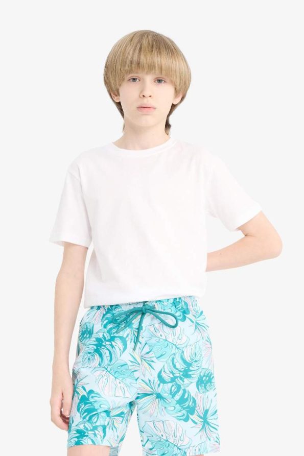 Boys' Printed Swim Shorts