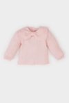 Girls' Baby Large Collar Muslin Long Sleeve Shirt