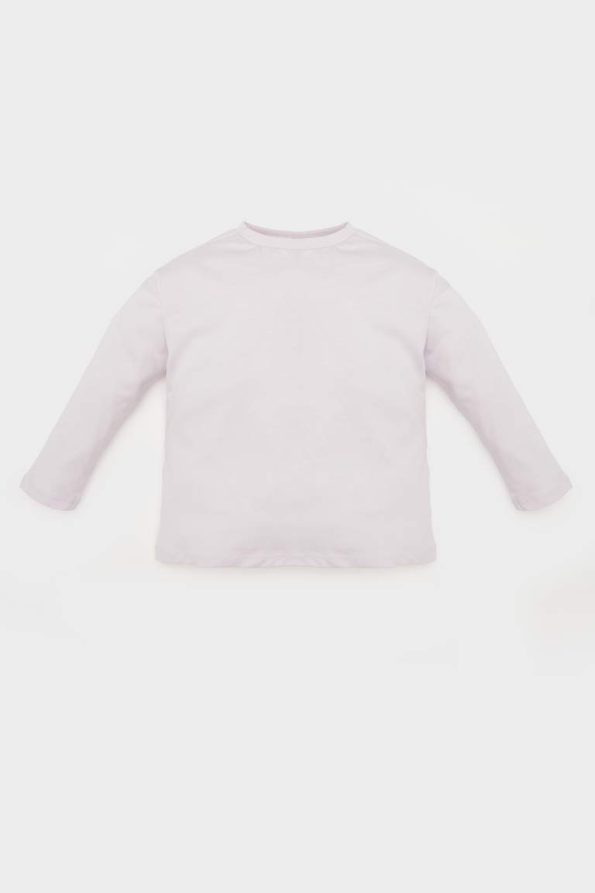 Girls' Long Sleeve Crew Neck T-Shirt