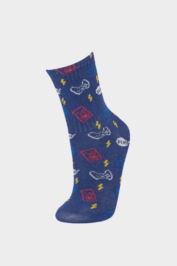 Boys' 3-Pack Cotton Long Socks