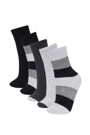 Boys' 5-Pack Cotton Long Socks