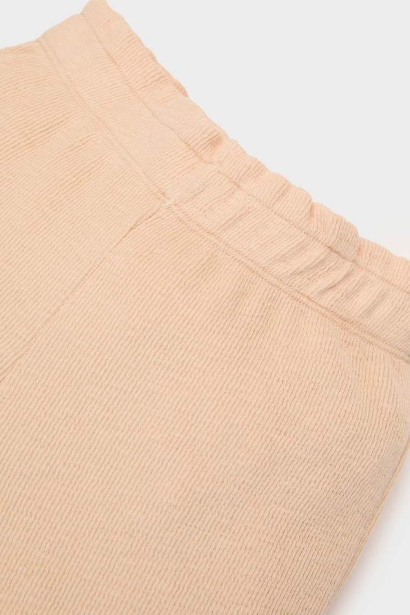 Girls' Baby Wide Leg Ribbed Stretch Pants