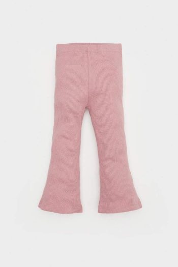 Girls' Baby 2-Piece Floral Poplin Long Sleeve Shirt with Elastic Waist Pants