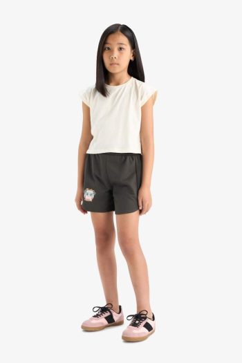 Girls' Elastic Waist Printed Shorts