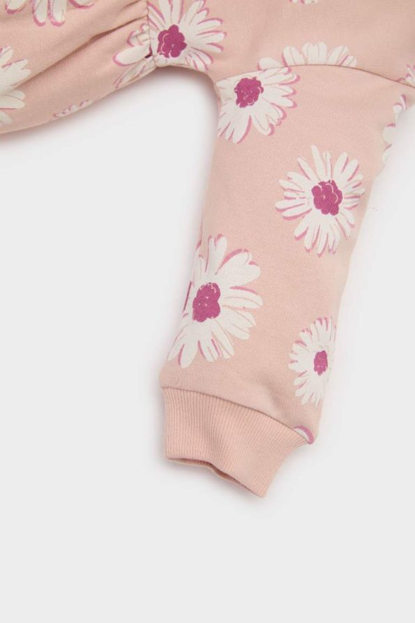 Girls' Floral Long Sleeve Dress
