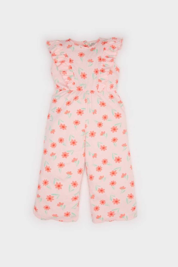 Girls' Floral Romper