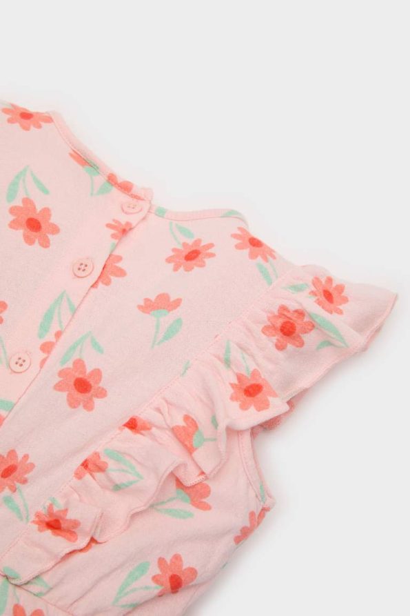 Girls' Floral Romper