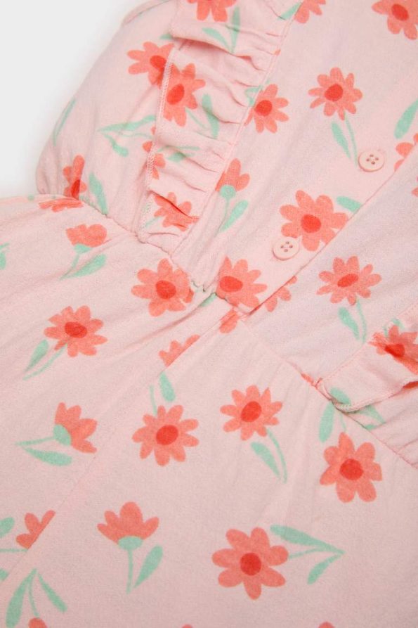 Girls' Floral Romper