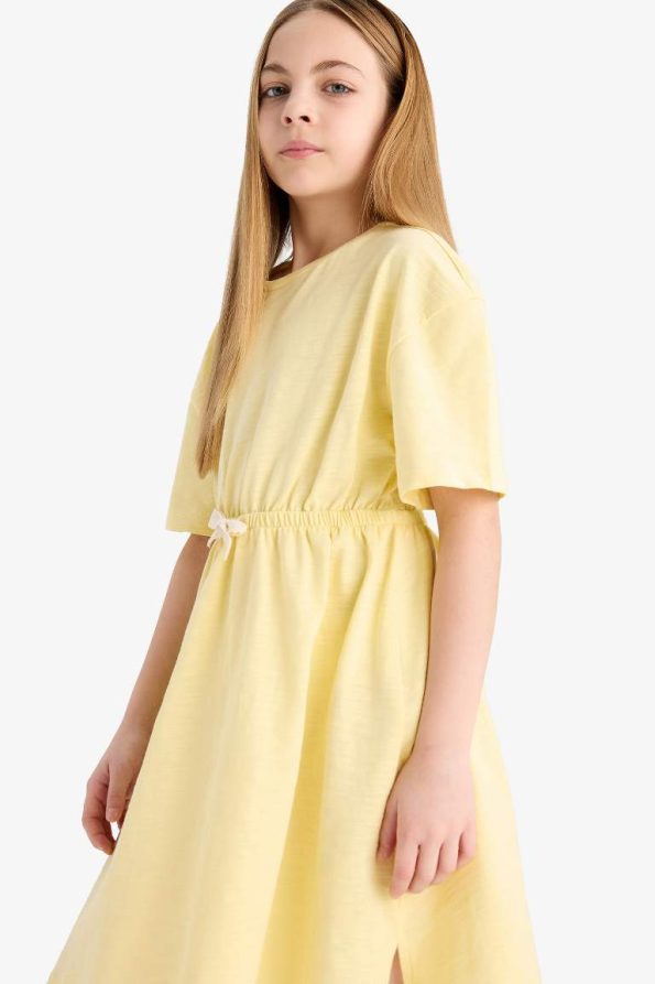 Girls' Oversized Short Sleeve Summer Dress