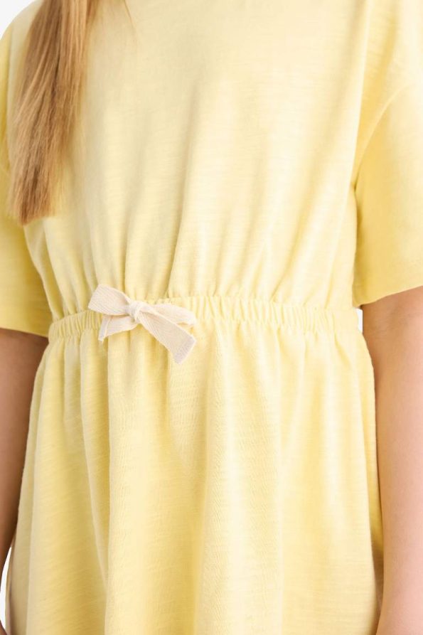 Girls' Oversized Short Sleeve Summer Dress