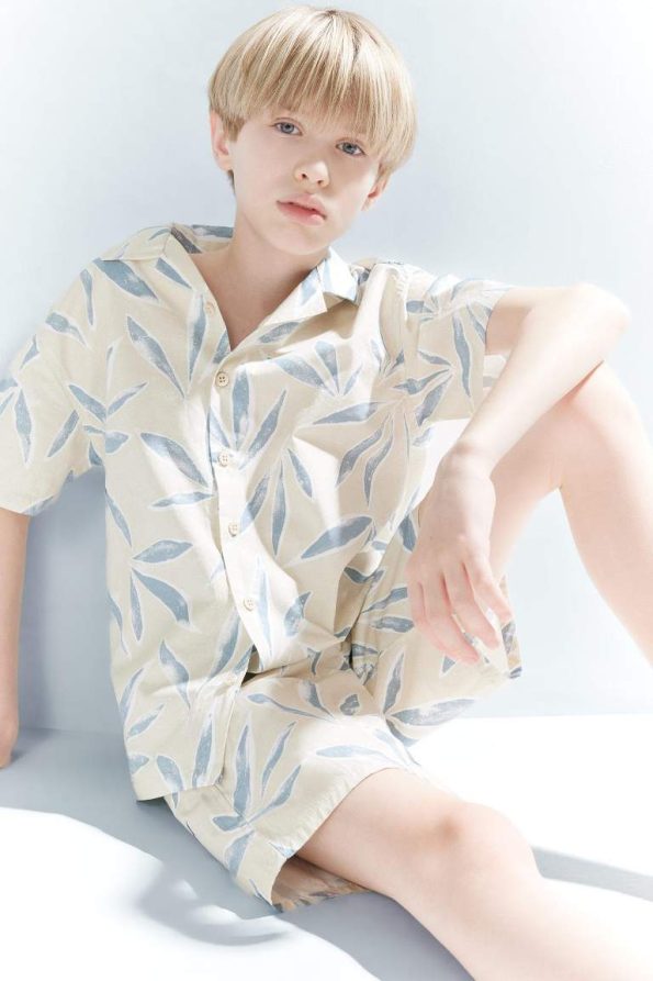 Boys' Patterned Parachute Shorts