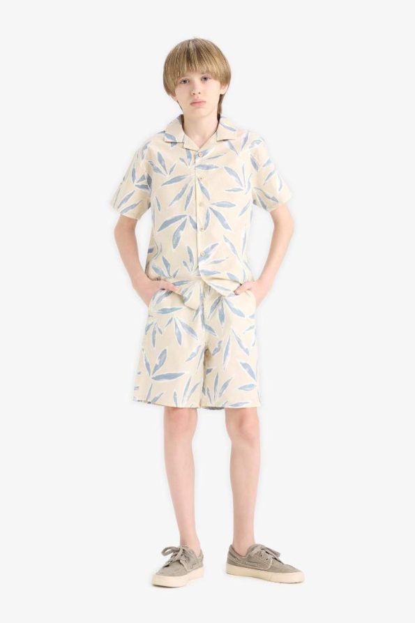 Boys' Patterned Parachute Shorts